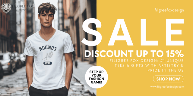 Filigree Fox Design: #1 Unique Tees & Gifts with Artistry & Pride in the US