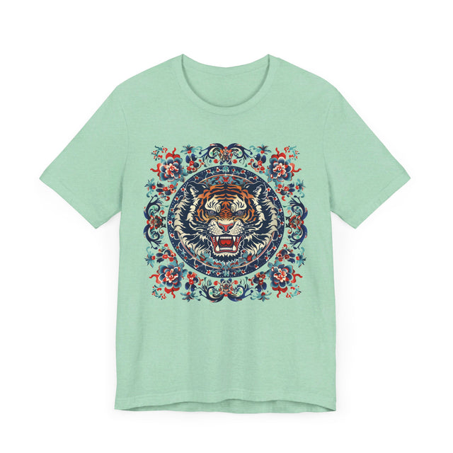 Tiger Mandala T-shirt,Tiger Lover Top,Big Cat Lover