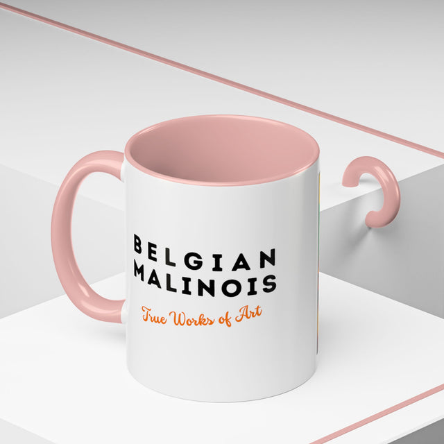 Belgian Malinois Coffee Cup,4-Panel Pop Art Mug,Belgian Malinois Lover,Mal Mom,Mali Dad,Dog Lover Gift,Belgian Malinois Gift