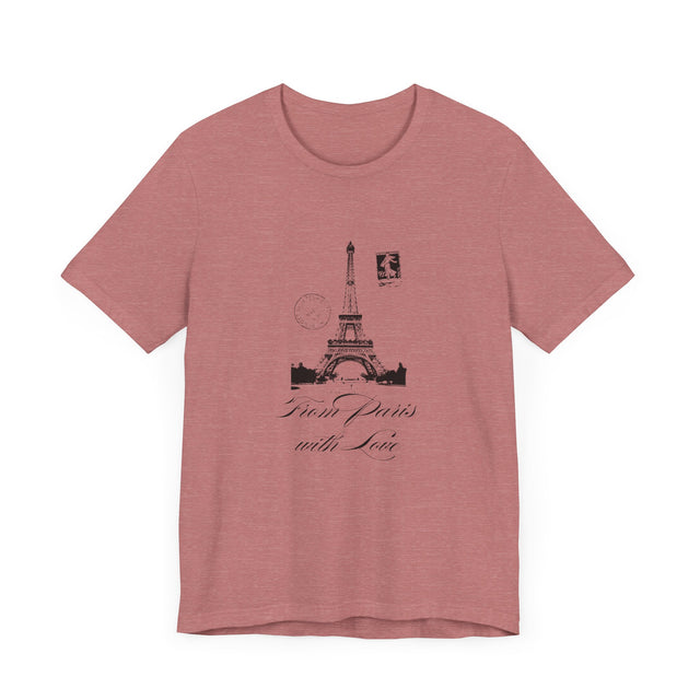 Paris Postcard Shirt, From Paris with Love shirt, Paris Postcard T-shirt, Trendy Paris Shirt, Cute Paris T-shirt, Paris lover shirt