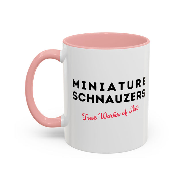 Brown Miniature Schnauzer Coffee Cup