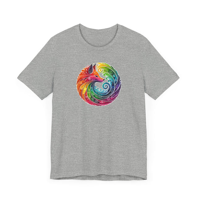 Rainbow Fox Spiral,Vixen lover,Foxy tee,Pride Shirt,Rainbow,Pride Parade T shirt,LGBTQ+ Ally Tee