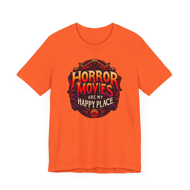 Horror Movies Are My Happy Place T-shirt, Halloween Shirt