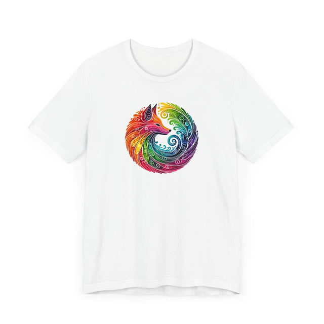 Rainbow Fox Spiral,Vixen lover,Foxy tee,Pride Shirt,Rainbow,Pride Parade T shirt,LGBTQ+ Ally Tee