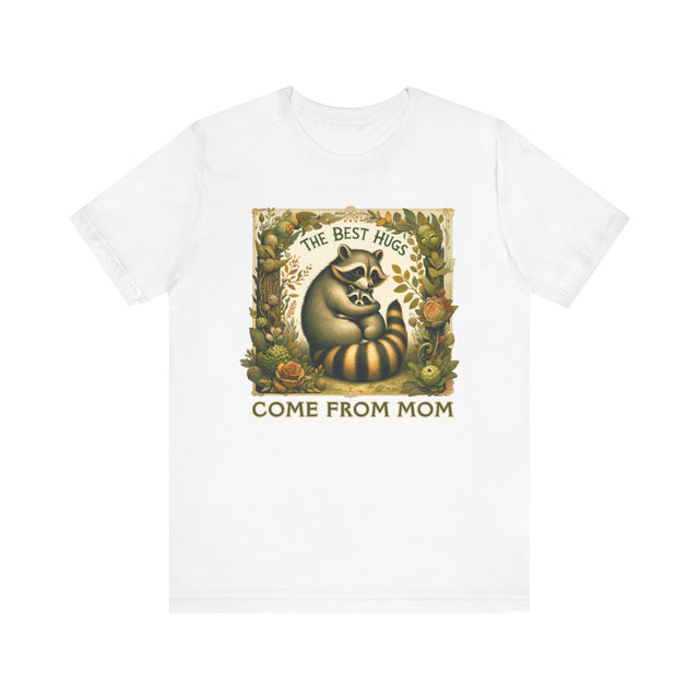 Raccoon T-shirt,Mothers Day Gift,Cute Mama Tee,Mom Life,Baby Shower Gift,Mama and Baby Shirt,New Mom Gift,Mom Hug Shirt,Gift For Wife