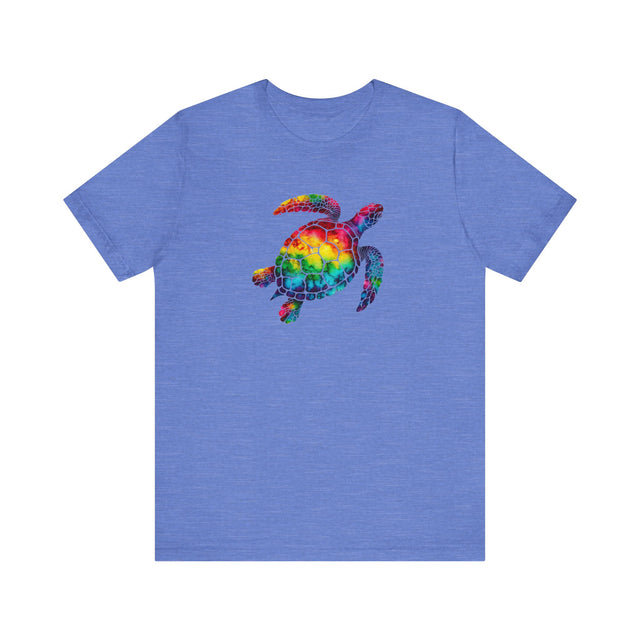 Rainbow Sea Turtle Alcohol Ink T-shirt, Pride Shirt, LBGT, Sea Turtle T shirt, LGBTQ+, BGLT, Ocean