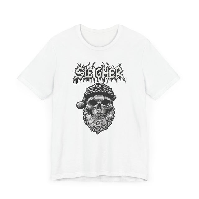 Sleigher Santa Skull T-shirt, Christmas Shirt