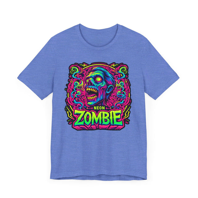 Neon Zombie T-shirt, Halloween Tee, Neon Goth