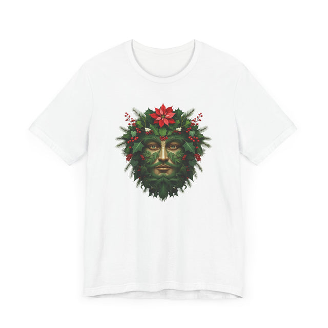 Christmas Green Man T-shirt, Yuletide Shirt