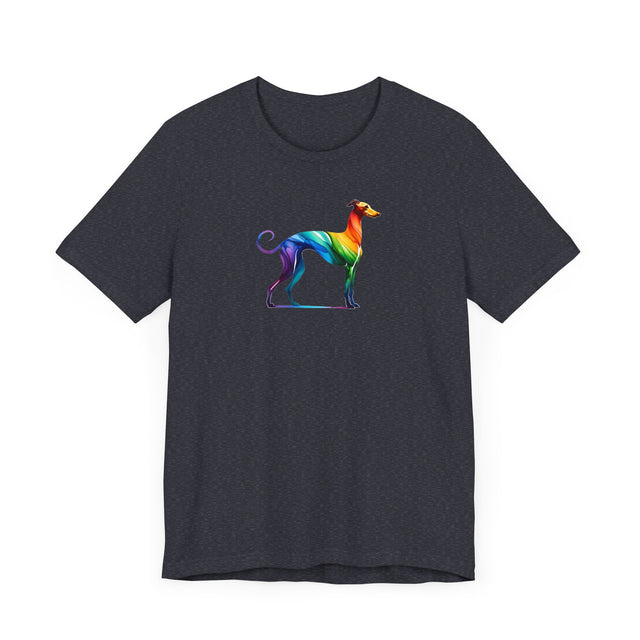 Rainbow Italian Greyhound T-shirt,Pride Shirt,Dog Lover Top,Rainbow Animals,LGBTQ+ Tee, IG gift, Iggy Owner