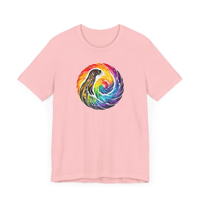 Rainbow Sea Otter Spiral Mandala,Marine life Tee,Sea life lover,Ocean Life,Nautical,Pride Shirt,LGBTQ+ Tee