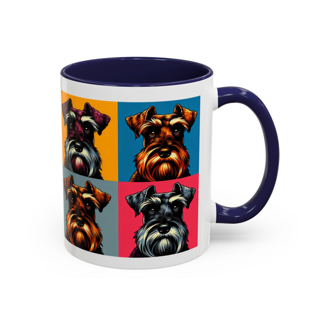 Brown Miniature Schnauzer Coffee Cup