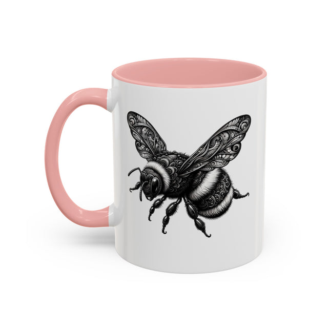 Bumble Bee Mug, Nature Lover Gift, Gardener Gift, Bee lover Mug, Animal mug, Coffee, Tea, Mug, Nature Lover, Bumble Bee Gift