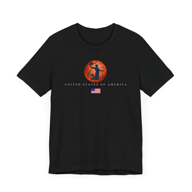 Basketball USA Shirt-Basketball Shirt-Support USA Shirt-Basketball Gift-Basketball Coach Gift-Basketball Player Gift