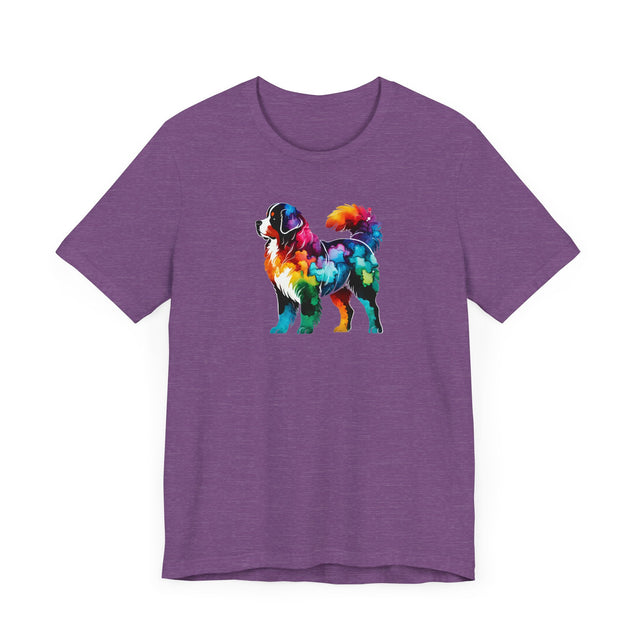 Rainbow Bernese Mountain Dog T-shirt,Pride Shirt,Dog Lover Top,Rainbow Animals,LGBTQ+ Tee, Berner Owner gift