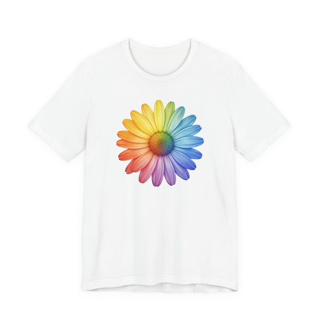 Rainbow Daisy shirt,Flower Shirt,Pride Tee, LGBTQIA,Plant Lover Gift,Gardener T-shirt,Mothers Day Gift