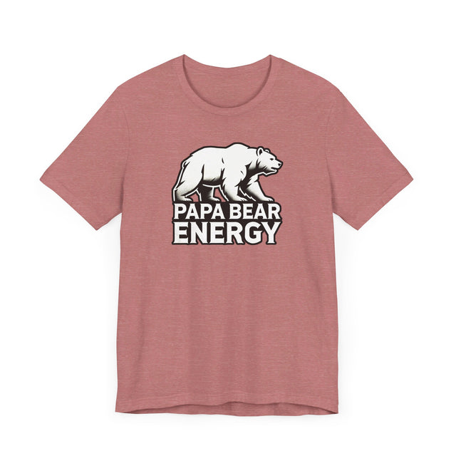 Papa Bear Energy T-shirt, Animal Lover T shirt, Big Bear