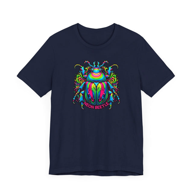 Neon Beetle T-shirt, Insect Lover Top