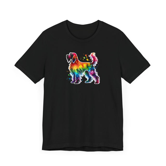 Rainbow Wirehaired Pointing Griffon T-shirt,Pride Shirt,Dog Lover Top,Rainbow Animals,LGBTQ+ Tee, Wirehaired Pointing Griffon owner, WPG gift