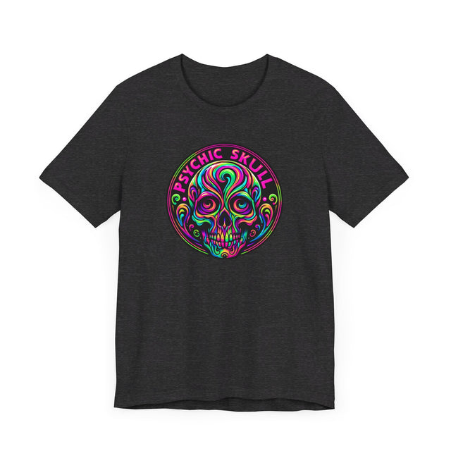 Psychic Skull T-shirt, Halloween Tee, Neon Goth