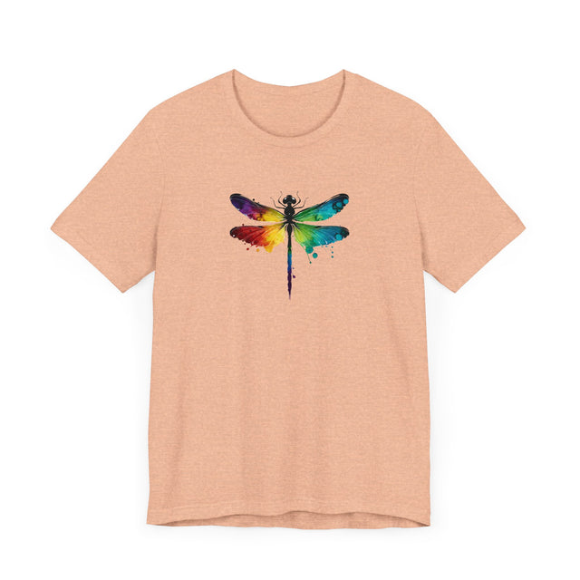 Rainbow Dragonfly Alcohol Ink,Dragonfly lover,Pride Shirt,LGBTQ+ Ally Tee,Queer