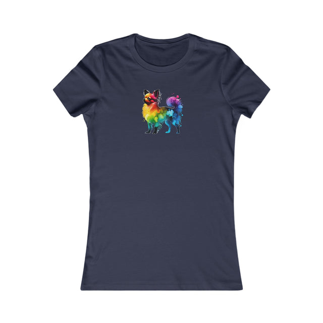 Rainbow Chihuahua T-shirt,Pride Shirt,Dog Lover Top,Rainbow Animals,LGBTQ+ Tee, Chihuahua Owner,Women's Favorite Tee
