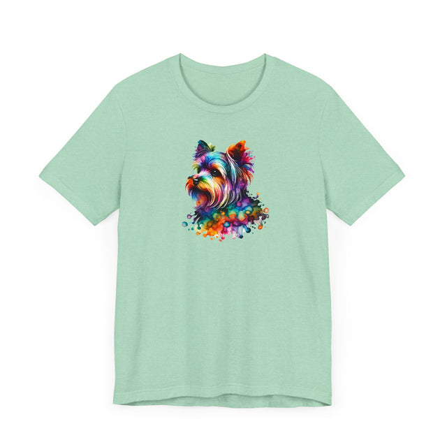 Rainbow Yorkshire Terrier T-shirt,Pride Shirt,Dog Lover Top,Rainbow Animals,LGBTQ+ Tee, Yorkie owner, Yorkshire Terrier gift