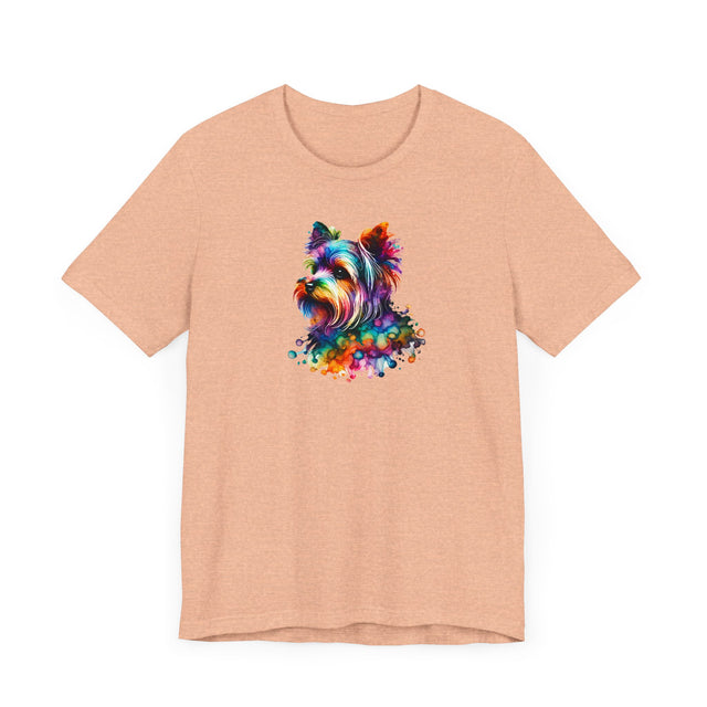 Rainbow Yorkshire Terrier T-shirt,Pride Shirt,Dog Lover Top,Rainbow Animals,LGBTQ+ Tee, Yorkie owner, Yorkshire Terrier gift