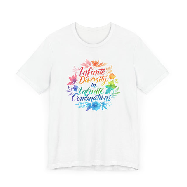 Infinite Diversity In Infinite Combinations T-shirt, Sci-fi Fan Shirt