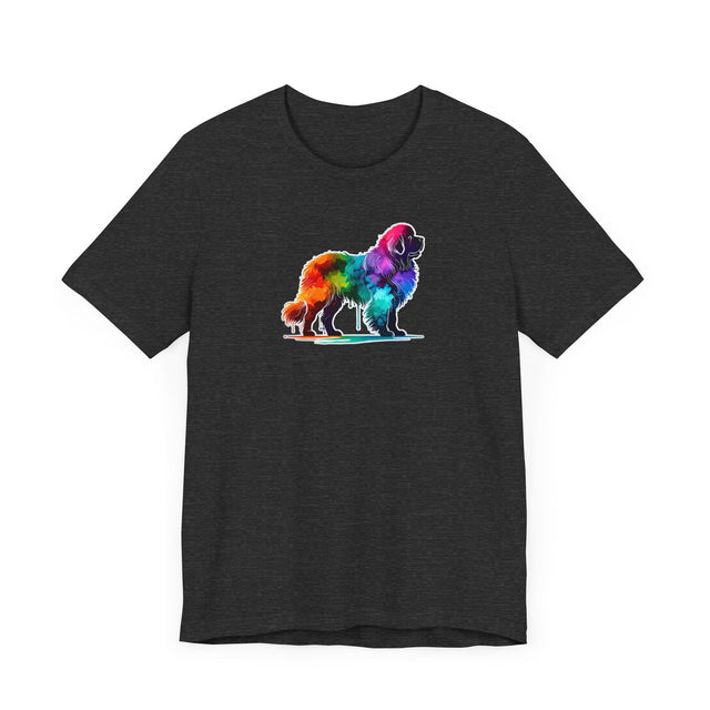 Rainbow Newfoundland T-shirt,Pride Shirt,Dog Lover Top,Rainbow Animals,LGBTQ+ Tee, Newfie owner, Newf gift