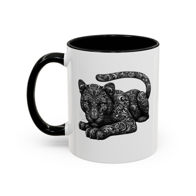 Black Panther Mug, Nature Lover Gift, Safari Gift, Animal Lover Gift, Cat Mug, Gift for Her, Animal mug, Coffee, Tea, Mug, Nature Lover