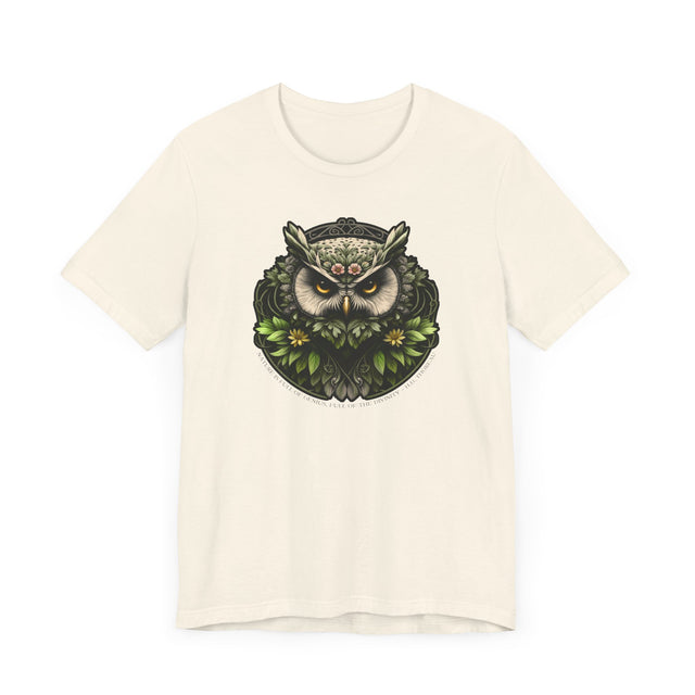 Owl Nature is Full of Genius T-shirt, H.D. Thoreau Shirt