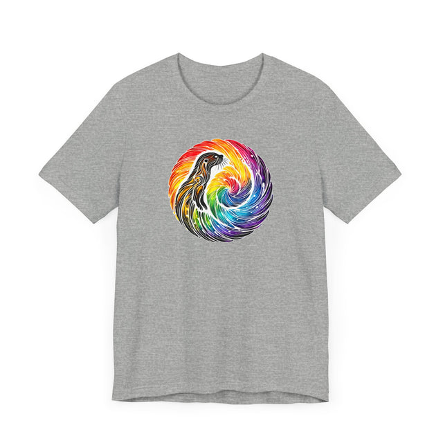 Rainbow Sea Otter Spiral Mandala,Marine life Tee,Sea life lover,Ocean Life,Nautical,Pride Shirt,LGBTQ+ Tee