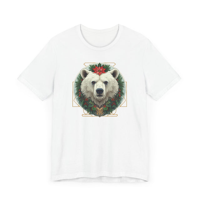 Christmas Polar Bear T-shirt, Yuletide Bear Shirt