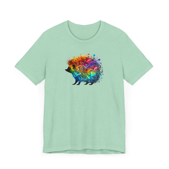 Rainbow Hedgehog Alcohol Ink T-shirt, Hedgie Lover,Pride Shirt,Animal Lover T shirt, LGBTQ+, BGLT