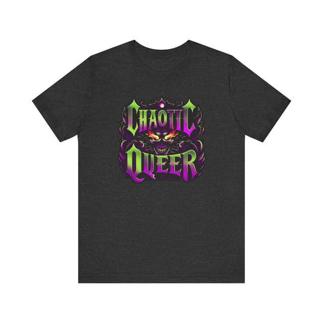 Chaotic Queer Shirt,Pride T-Shirt,Pride Parade T shirt, LGBTQ+ Tee,Nonbinary,Gay,Lesbian,Bisexual,Trans,BGLT,LBGT,Radical Fairies,Queer Goth