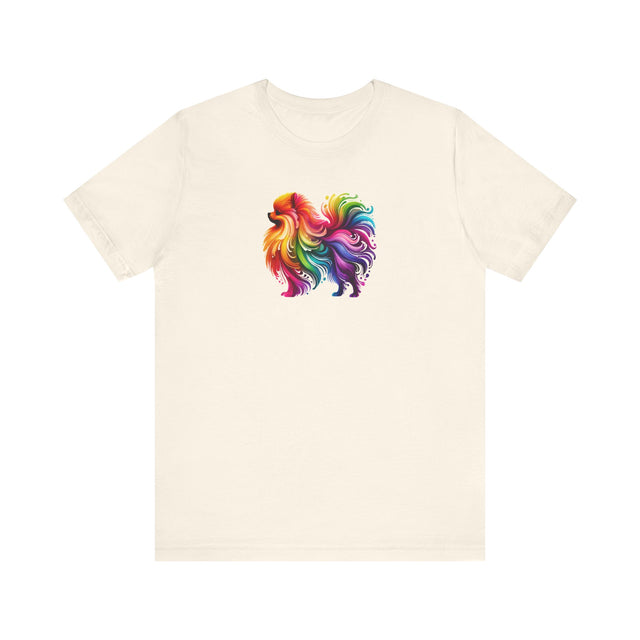 Rainbow Pomeranian T-shirt,Pride Shirt,Dog Lover Top,Rainbow Animals,LGBTQ+ Tee, Pomeranian Owner