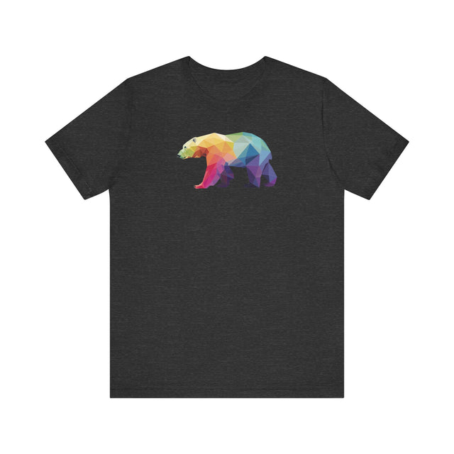 Rainbow Polar Bear T-shirt,Pride Shirt, Pride Parade Top, Rainbow Animals,LGBTQ+ Tee, Nonbinary, Gay, Lesbian, Bisexual, Trans, BGLT, LBGT, Enby, Pansexual