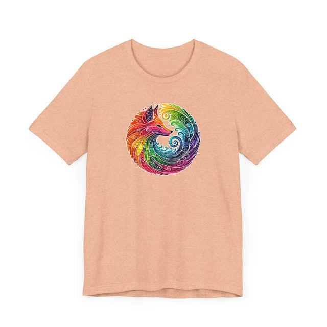 Rainbow Fox Spiral,Vixen lover,Foxy tee,Pride Shirt,Rainbow,Pride Parade T shirt,LGBTQ+ Ally Tee