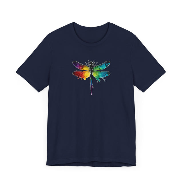 Rainbow Dragonfly Alcohol Ink,Dragonfly lover,Pride Shirt,LGBTQ+ Ally Tee,Queer