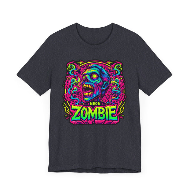 Neon Zombie T-shirt, Halloween Tee, Neon Goth