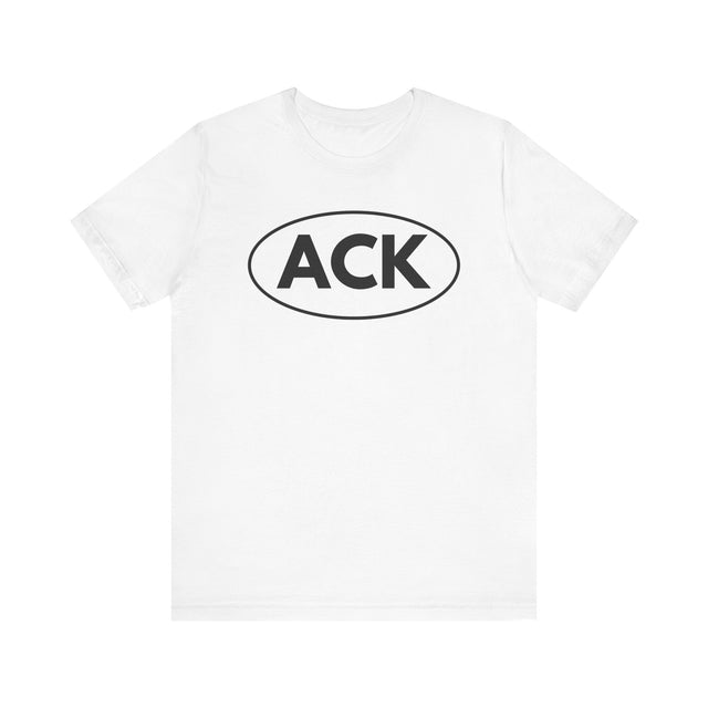 ACK tshirt, Nantucket airport shirt, Nantucket Shirt