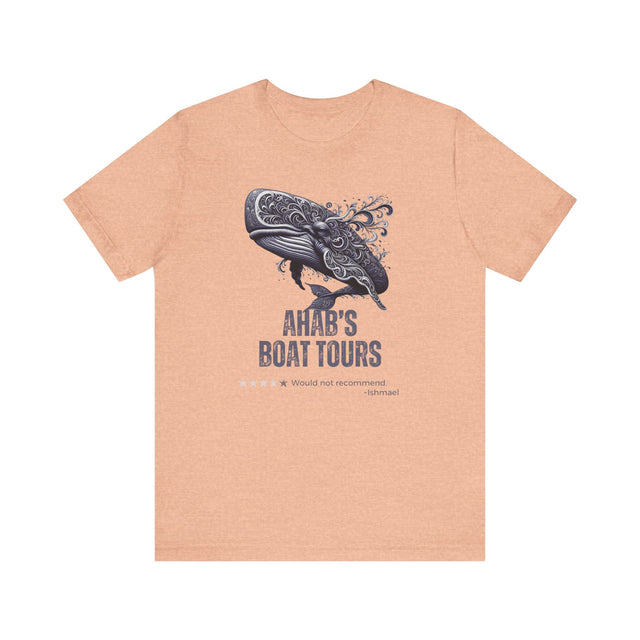 Ahab's Boat Tours, Witty Tshirt, Whale Shirt, Book lover tshirt, Herman Melville Tshirt