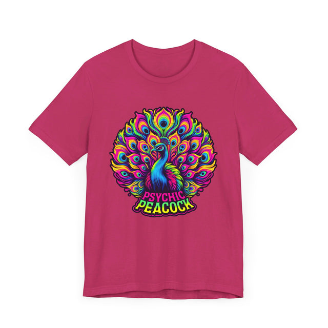 Psychic Peacock T-shirt, Peacock Tee, Bird Lover