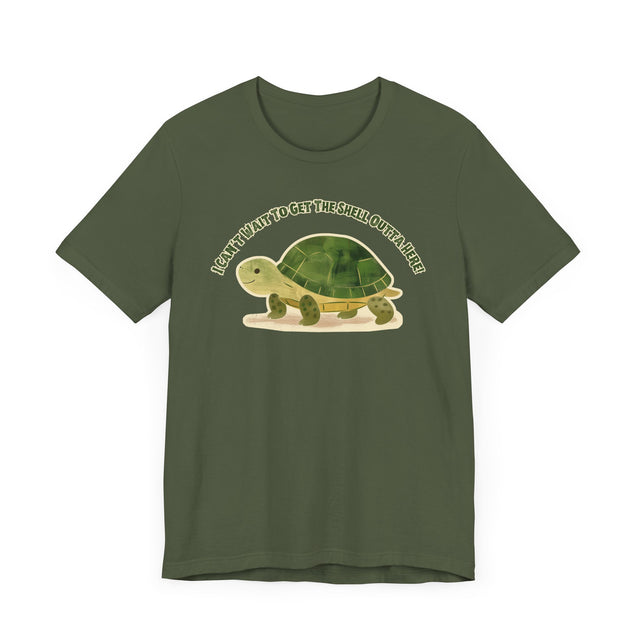 Introvert tee, Cute Turtle Tshirt