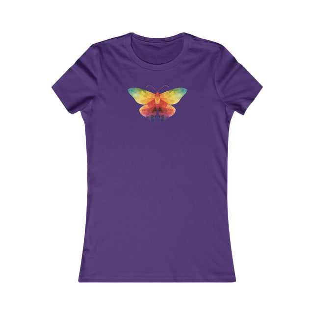 Rainbow Moth T-shirt,Pride Shirt,Pride Parade Top,LGBTQ+ Tee,Nonbinary,Gay,Lesbian,Bisexual,Trans,BGLT,Enby,Pansexual,Women's Favorite Tee