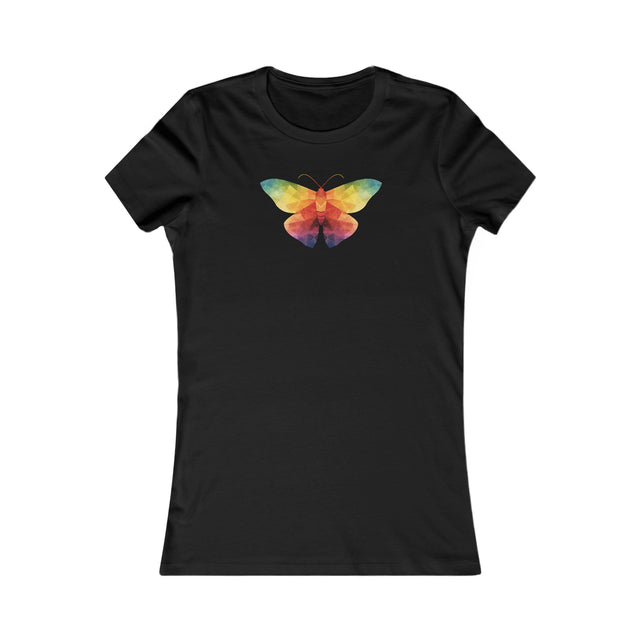 Rainbow Moth T-shirt,Pride Shirt,Pride Parade Top,LGBTQ+ Tee,Nonbinary,Gay,Lesbian,Bisexual,Trans,BGLT,Enby,Pansexual,Women's Favorite Tee