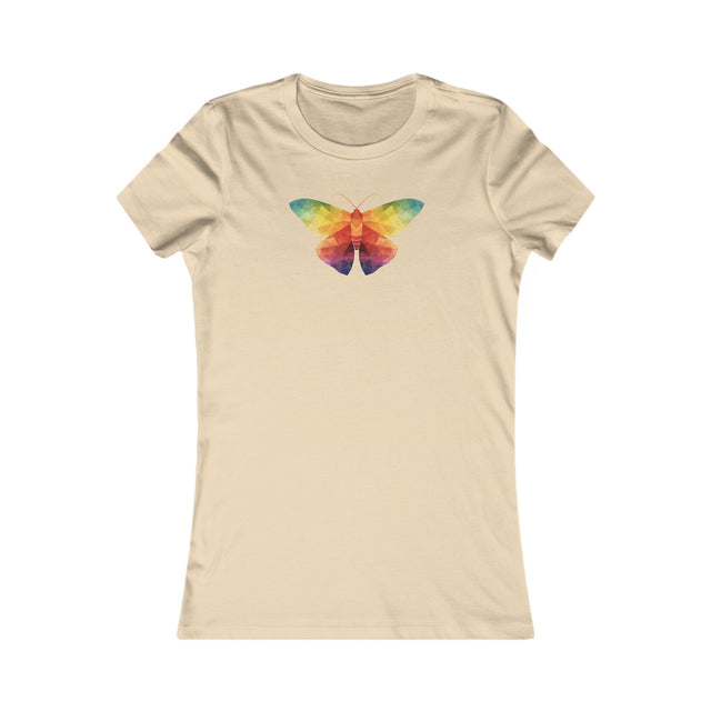 Rainbow Moth T-shirt,Pride Shirt,Pride Parade Top,LGBTQ+ Tee,Nonbinary,Gay,Lesbian,Bisexual,Trans,BGLT,Enby,Pansexual,Women's Favorite Tee