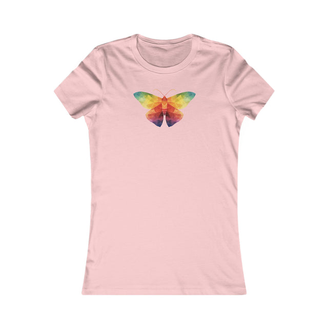 Rainbow Moth T-shirt,Pride Shirt,Pride Parade Top,LGBTQ+ Tee,Nonbinary,Gay,Lesbian,Bisexual,Trans,BGLT,Enby,Pansexual,Women's Favorite Tee