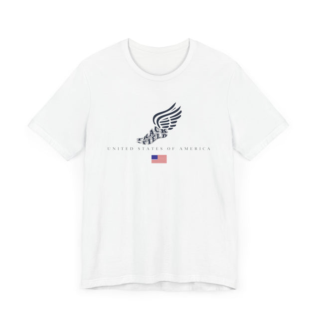 Track & Field Shirt-Sprinter Shirt-Runner Shirt-Track and Field USA Shirt-American Athlete Shirt-Support USA-USA Athlete